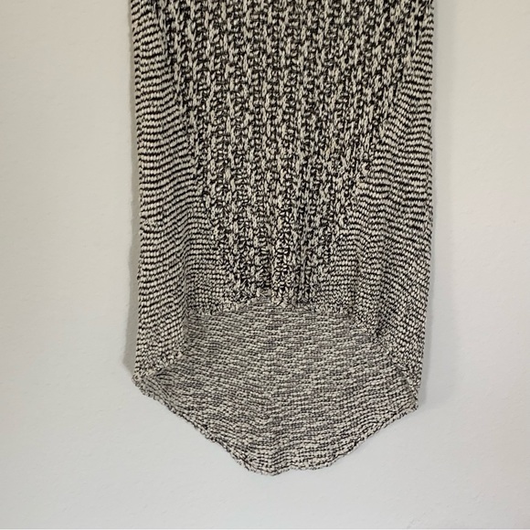 Helmut Lang Knit Linen Blend Sleeveless Scoop Neck Hi-Low Hem Top size Small - Picture 4 of 11